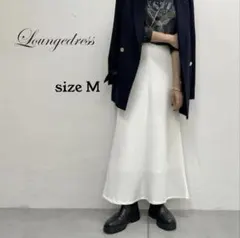 LOUNGEDRESSカットジョーゼットマーメイドスカート上品美シルエットMのサムネイル