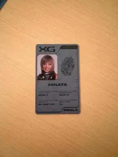 XG HINATA ヒナタ IDカード フォトカード