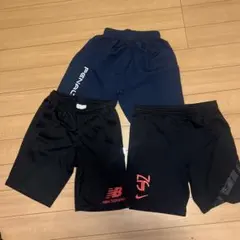 サッカーハーフパンツ 3点セット　150まとめ売り