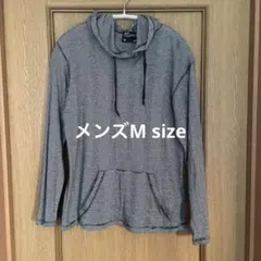 BACK NUMBER ストライプフードパーカー メンズMサイズ