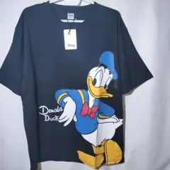 新品 Tシャツ XL ドナルド ディズニー ビッグプリント カットソー 半袖