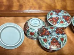 湯呑み茶碗/蓋つき煮物椀 4個セット