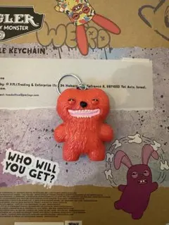 WIGGLER MONSTER キーホルダー レッド