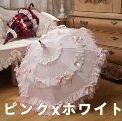 ぬ*様 Victorian maiden ロココブーケ パゴダ フリル パラソル - メルカリ