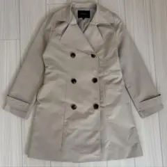 【美品】oeillet トレンチコート スプリングコート 就活 ベーシック M