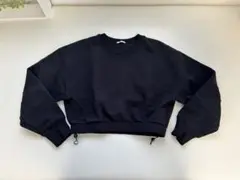 【美品】ユニクロ　ブラック スウェット