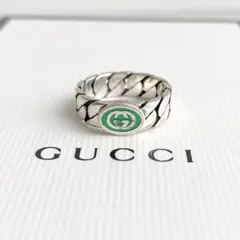 新品同様 グッチ GUCCI 925 指輪 リング シルバー 鏡面仕上げY876