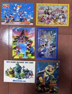ディズニー　ポストカード　6枚