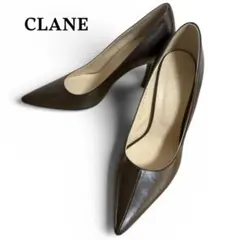 CLANEクラネ ハイヒール　24cm　ポインテッドトゥ　レザー　パンプスのサムネイル