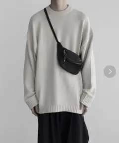 remer ルーズベーシックヘビーコットンオーバーニット