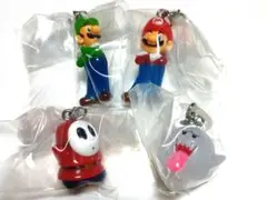 スーパーマリオめじるしアクセサリー（マリオ 、ルイージ 、テレサ、ヘイホー）