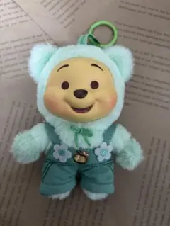 プーさん　ぬいぐるみ　グリーン　キャンディベア