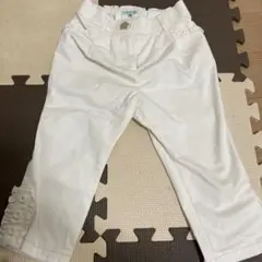 TOCCA 綺麗めホワイト 長ズボン 白色　110サイズ　フリル付き　ポケット付