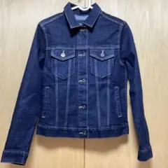 ユニクロ　ダークブルー　デニム　ジャケット