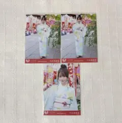 イコラブ 大谷映美里 生写真 内緒バナシ セミコンプ ヒキ×2 チュウ