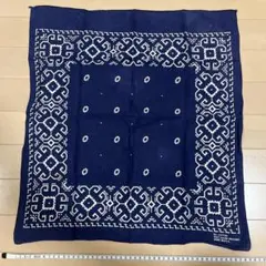 60s バンダナ クロス　クロス柄　USA製　ビンテージ 60s 70s アイアンクロス柄 ビンテージ バンダナ USA - メルカリ