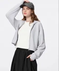 美品　UVカットフルジップパーカ(長袖) S