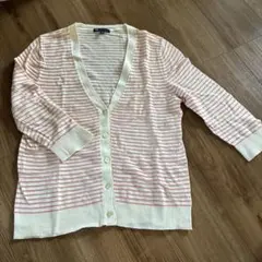 Gap ボーダー 薄手　サマーカーディガン Mサイズ