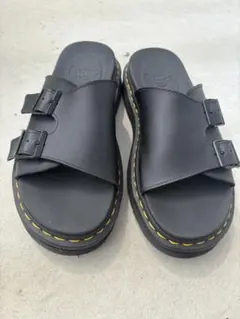 新品タグ付き】Dr. Martens ブラック サンダルUK8（27cm） - メルカリ