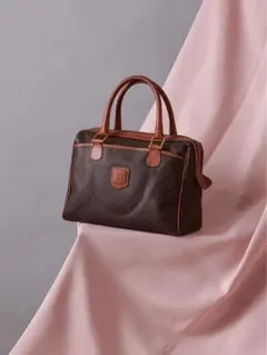 CELINE セリーヌ　ハンドバッグ　マカダム柄　トリオンフ　PVC レザー