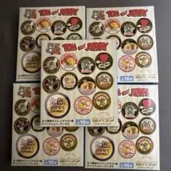 トムとジェリー 85周年 金バッジ5点セット(未開封品)