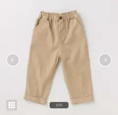 タグ付き未使用品　プティマイン　チビフリルテーパードパンツ