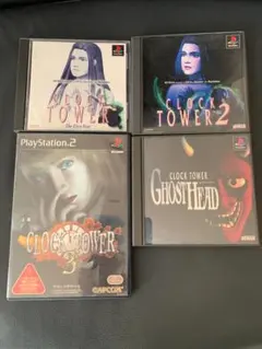クロックタワー 4点セット PS PS2 動作未確認