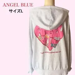 ANGELBLUE ナカムラくん ジップパーカーL 平成レトロ ゆるダボ Y2Kのサムネイル