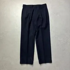 90sバーバリーワイドスラックスウールスーツ裾ダブルツータック