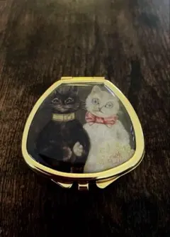 ◇【希少・美品】エスティローダー 猫型 コンパクト フェイスパウダー 