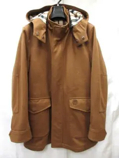 ダックス ウール コート Ｓ キャメル ブラウン 茶 フード（117）a