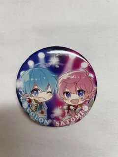 さところ　すとねく　缶バッジ　デフォルメ