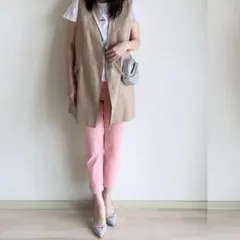 UNIQLO♡ウルトラストレッチレギンスパンツ♡ピンクM♡美品♡ユニクロ♡