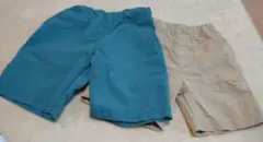 撥水ショートパンツ 半ズボン 2枚セット120