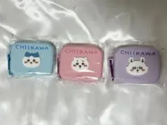 ちいかわ　ミニシリコンポーチ3点セット（ちいかわ・ハチワレ・モモンガ）