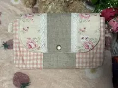 handmade☆ハンドメイド☆通帳ケース☆水入れ済