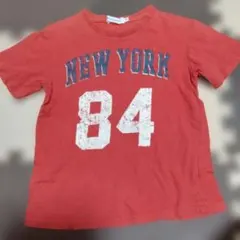 THE SHOP TK 赤 Tシャツ NEW YORK 84