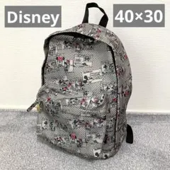 Disney ディズニー　リュックサック　ミッキー　ミニーちゃん　グレー