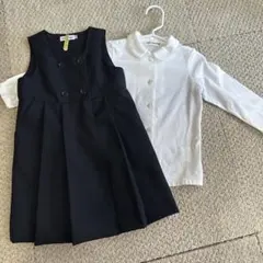 MIKI HOUSE ワンピース 95 ネイビー