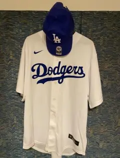 ロサンゼルス・ドジャース ユニフォーム OHTANI 17 帽子セット