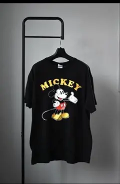 ミッキーマウス　プリントT US古着