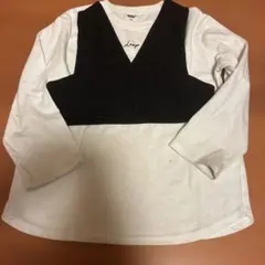 ANAPアナップキッズ　ロンT×ビスチェ120