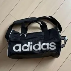 adidas ミニボストンバッグ　ショルダーバッグ 黒　３WAYバッグ