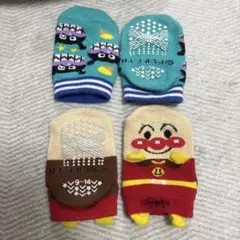 アンパンマン ベビー靴下 9-14cm 2足セット