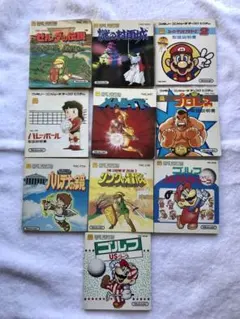 ディスクカード　説明書のみ　10冊　ディスクシステム　ファミコン