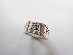 ◎GUCCI グッチ ゴーストGG スカル AG925 シルバーリング ＃13a