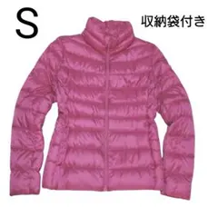 【UNIQLO】ウルトラライトダウンジャケット　ピンク　アウター　Sサイズ