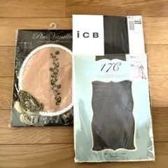 パンスト柄物　17℃、ｉCB..➕Va ni Iｌaの3点セットM-Lまとめ売り