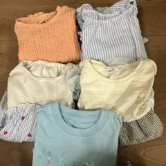GU.SLAP SLIP他半袖5点セット130センチ　女の子のサムネイル