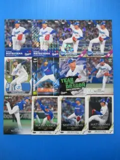 松山晋也　１２枚セット　中日ドラゴンズ　BBM
